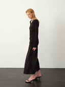 prestashop:1:4981:24299 | Black Twisted Sheer Maxi Dress