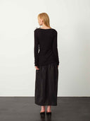 prestashop:1:4981:24301 | Black Twisted Sheer Maxi Dress