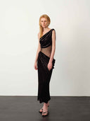 prestashop:1:4983:24282 | Black Pleated Maxi Dress