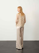 prestashop:1:4987:24288 | Apricot Acetate Organza Pleated Trousers
