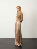 prestashop:1:4996:24222 | Brown Starry Sheer Mesh Fitted Top