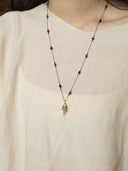 prestashop:1:5052:24819 | Gold Hand-Shaped Pearl Braided Necklace