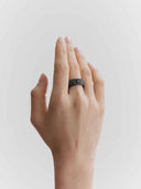 prestashop:1:5076:24618 | Black Classic Satin Wide Ring