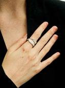prestashop:1:5083:24535 | Silver Linear Double Band Ring