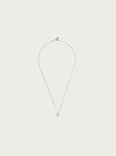 prestashop:1:5087:24687 | Silver Teardrop Oval Necklace