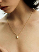 prestashop:1:5088:24703 | Gold Teardrop Oval Necklace