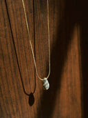 prestashop:1:5088:24708 | Gold Teardrop Oval Necklace