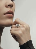 prestashop:1:5103:24576 | Silver Mirror Wide Ring