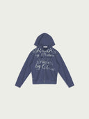 prestashop:1:5112:24859 | Blue Loose Zip Hoodie