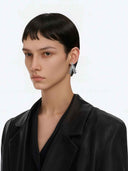 prestashop:1:5130:24956 | Silver Aridity Hoop Locker Earrings