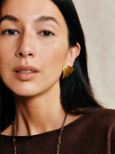 prestashop:1:5139:25318 | Gold Palm Leaf Stud Earrings