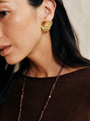 prestashop:1:5139:25321 | Gold Palm Leaf Stud Earrings