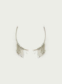 prestashop:1:5162:25084 | Silver Rain Pine Pearl Half Drop Earrings
