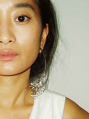 prestashop:1:5162:25090 | Silver Rain Pine Pearl Half Drop Earrings