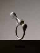 prestashop:1:5206:25190 | White Floating Split Stone Double-Finger Ring