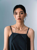 prestashop:1:5214:25123 | Silver Atomic Collision Earrings