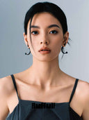 prestashop:1:5215:25117 | Black Atomic Collision Earrings