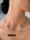 prestashop:1:5216:25127 | Silver Atomic Collision Statement Necklace