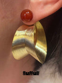 prestashop:1:5222:25204 | Gold Spiral Plate Earrings