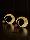 prestashop:1:5222:25205 | Gold Spiral Plate Earrings