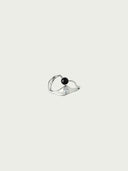 prestashop:1:5225:25165 | Silver Flowing Heart Cell Double Finger Ring