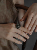 prestashop:1:5248:25249 | Black Shell Gatherer Ring