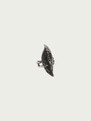 prestashop:1:5255:25255 | Black Broad Leaf Vertical Ring
