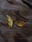 prestashop:1:5256:25270 | Gold Broad Leaf Vertical Ring