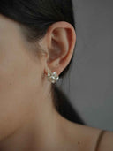prestashop:1:5257:25224 | Silver Mandala Flower Earrings