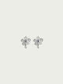 prestashop:1:5258:25227 | Silver Moonlit Flower Earrings