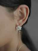 prestashop:1:5258:25230 | Silver Moonlit Flower Earrings