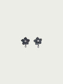 prestashop:1:5259:25216 | Black Moonlit Flower Earrings
