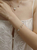 prestashop:1:5261:25290 | Silver Grape Leaf Victory Fruit Bracelet