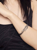 prestashop:1:5278:25565 | The Fluent Arc Black Ink Wave Bracelet