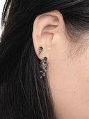 prestashop:1:5284:25589 | The Fluent Arc Black Tear Earrings