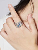 prestashop:1:5301:25637 | Nature's Blanc White Entwined Arbor Nest Ring