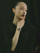prestashop:1:5320:25725 | Gold Lapis Oculus Bangle