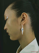 prestashop:1:5321:25736 | White Black Agate Suspension Earrings