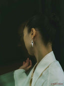 prestashop:1:5321:25738 | White Black Agate Suspension Earrings