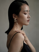 prestashop:1:535:2085 | Silver Wind Eroded Sunflower Earrings