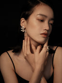 prestashop:1:535:2087 | Silver Wind Eroded Sunflower Earrings