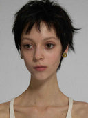 prestashop:1:5368:25810 | Primrose Yellow Vintage Motorcycle Headlight Earrings