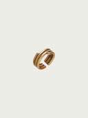 prestashop:1:5374:25821 | Gold Two-Tone Spring Zircon Midi Ring
