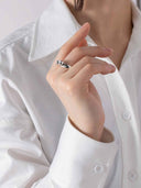 prestashop:1:5383:25847 | Silver Rotating Offset Ring