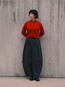 prestashop:1:5388:26085 | Charcoal Pleated Balloon Trousers