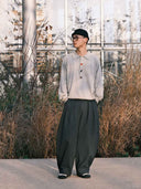 prestashop:1:5388:26086 | Charcoal Pleated Balloon Trousers