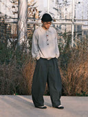 prestashop:1:5388:26087 | Charcoal Pleated Balloon Trousers