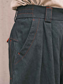prestashop:1:5388:26089 | Charcoal Pleated Balloon Trousers