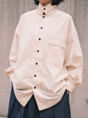 prestashop:1:5392:26054 | Stand Collar White Shirt