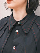 prestashop:1:5393:26042 | Black Deconstructed Panel Shirt